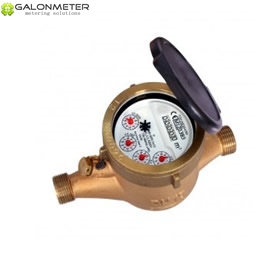 Multi jet wet type water meter